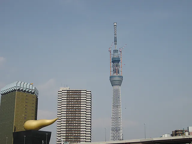 浅草から眺めた東京スカイツリー